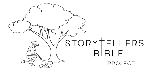 storytellers logo draw text